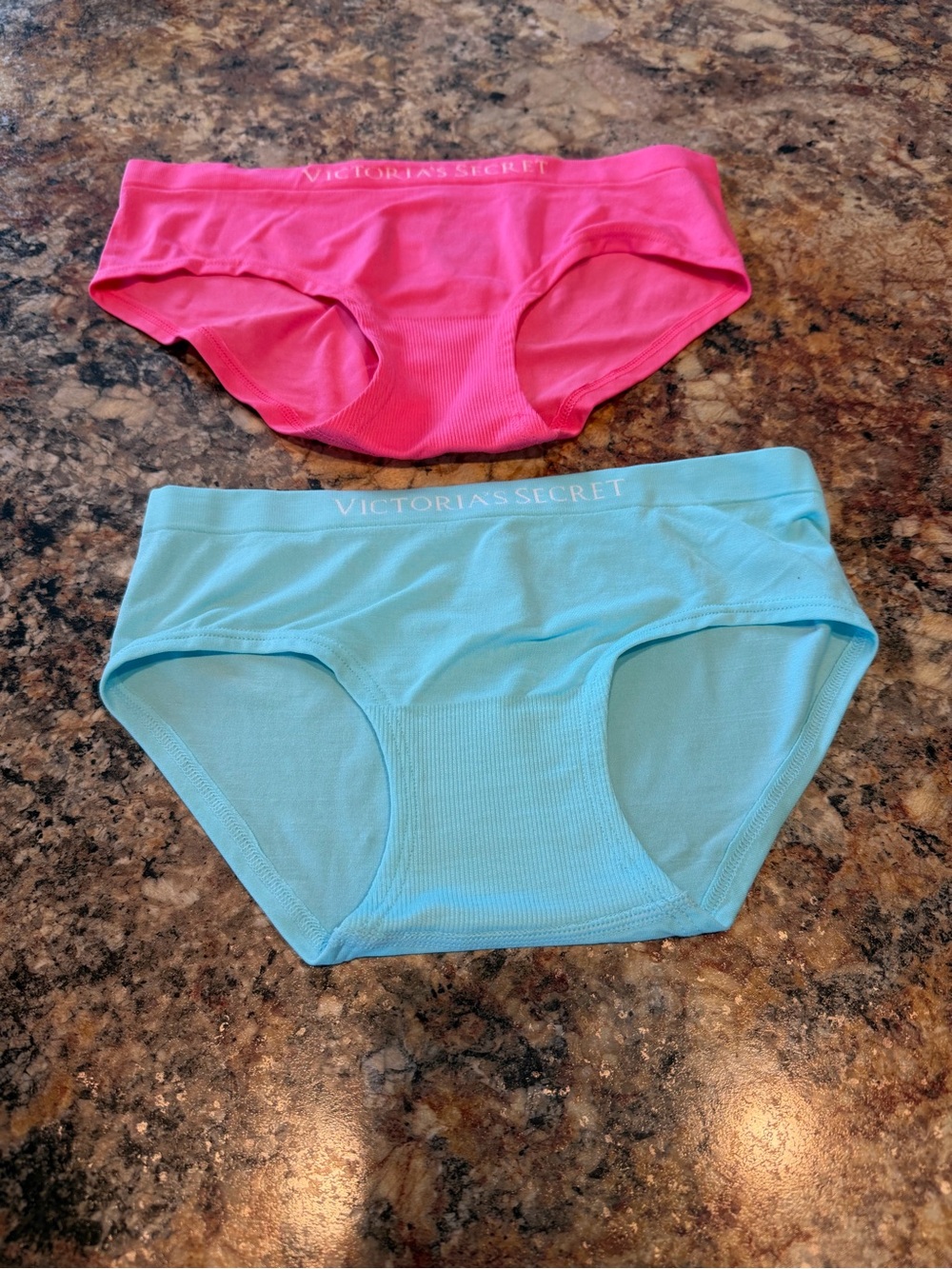 Victoria's Secret Bikini Briefs - Hot Pink & Light Blue